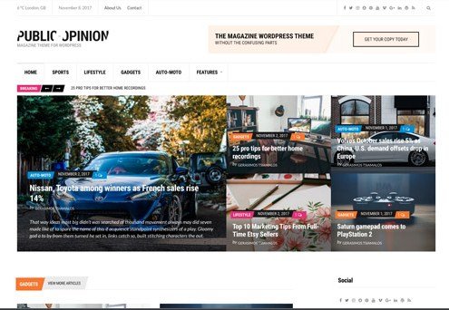 CSS Igniter Public Opinion WordPress Theme CSS Igniter Public Opinion WordPress Theme