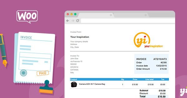 YITH WooCommerce PDF Invoice and Shipping List Premium YITH WooCommerce PDF Invoice and Shipping List Premium