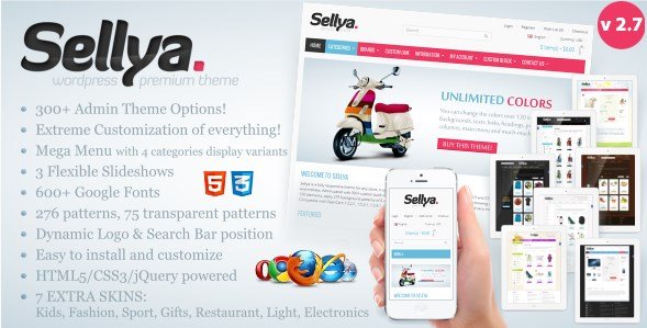 Sellya Responsive WooCommerce Theme