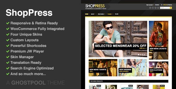 ShopPress – Responsive WooCommerce Theme