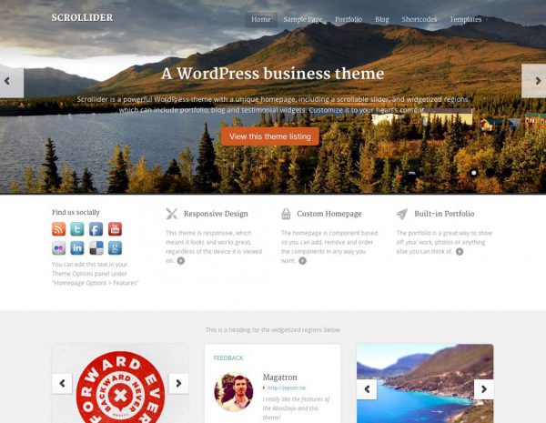 WooThemes Scrollider WooCommerce Themes WooThemes Scrollider WooCommerce Themes