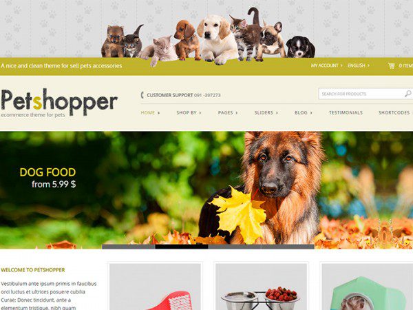 YITH Petshopper Premium WooCommerce Themes