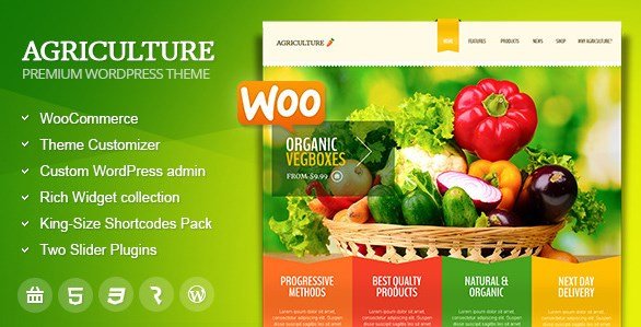 Agriculture – All-in-One WooCommerce WP Theme