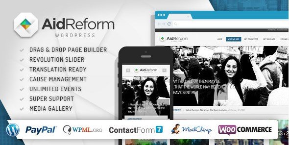 Aid Reform – NGO Donation and Charity Theme