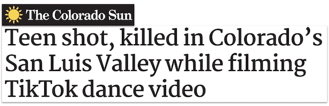 Teen shot, killed in Colorado's San Luis Valley while filming TikTok dance video