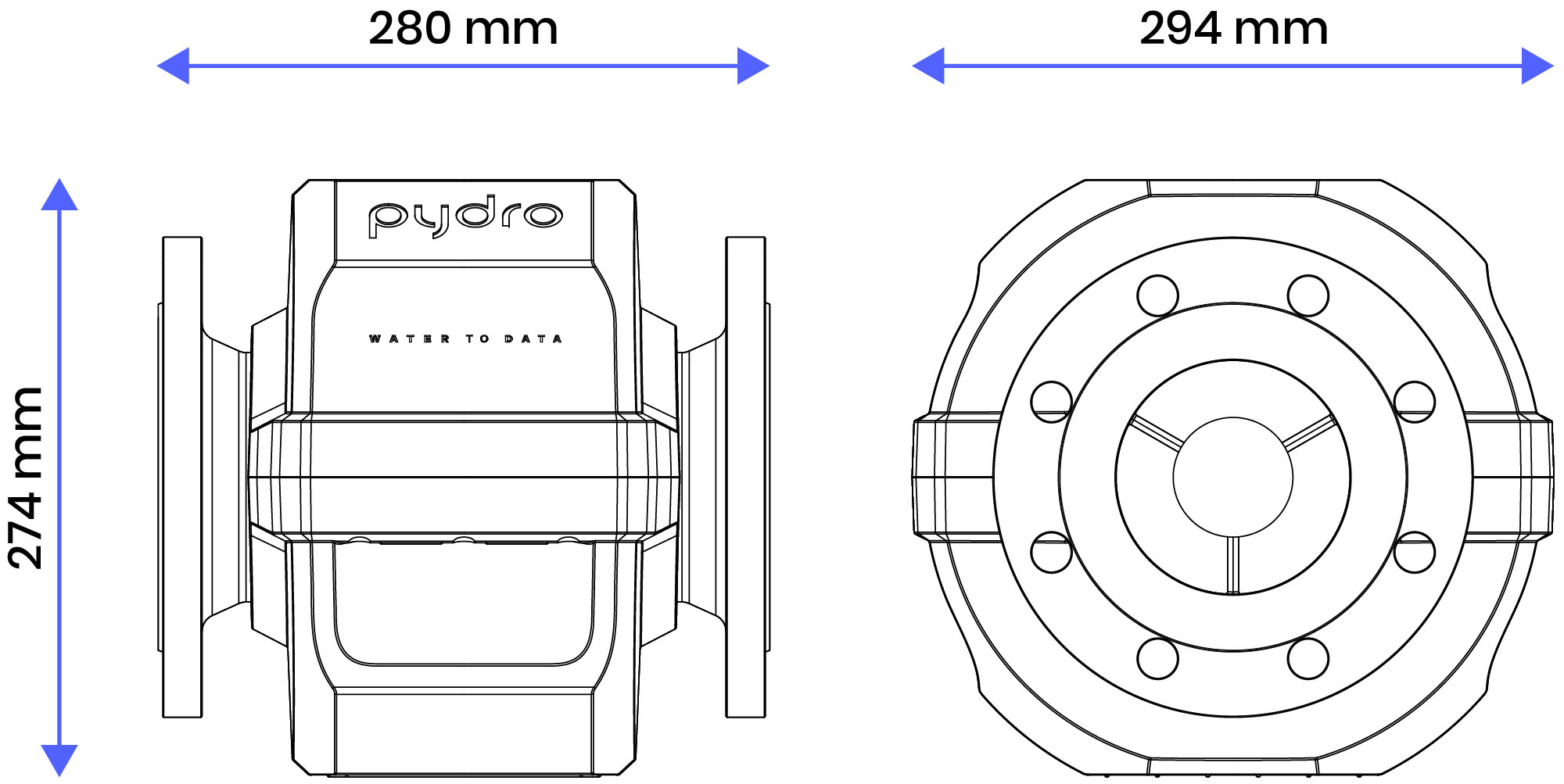 outline dimensions drawing