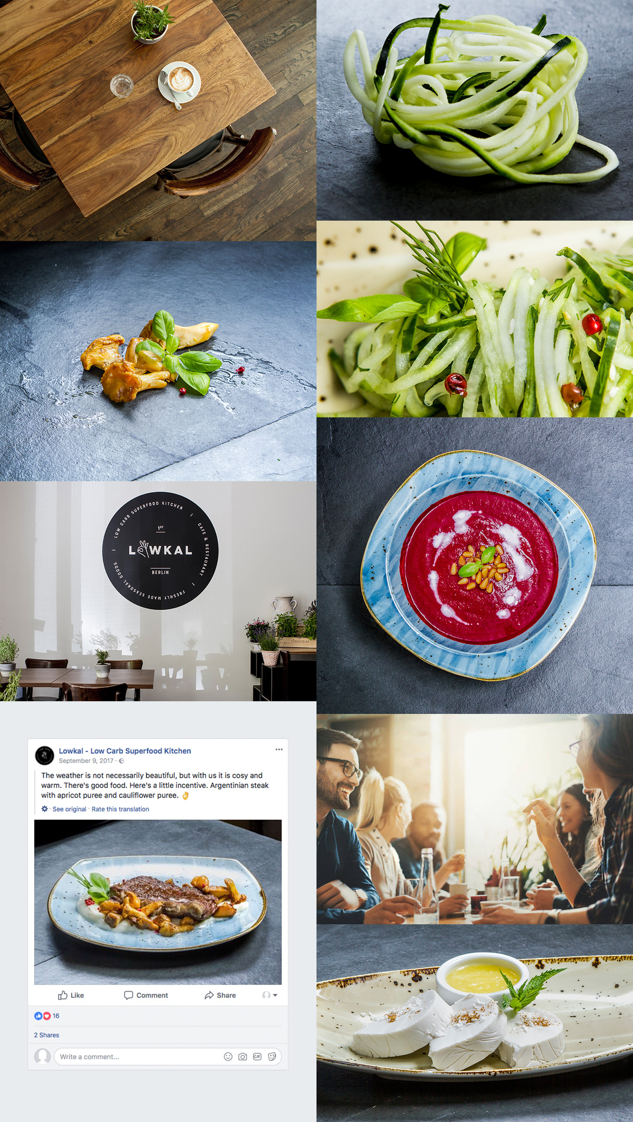 Low Carb Restaurant-Branding Food-Fotografie
