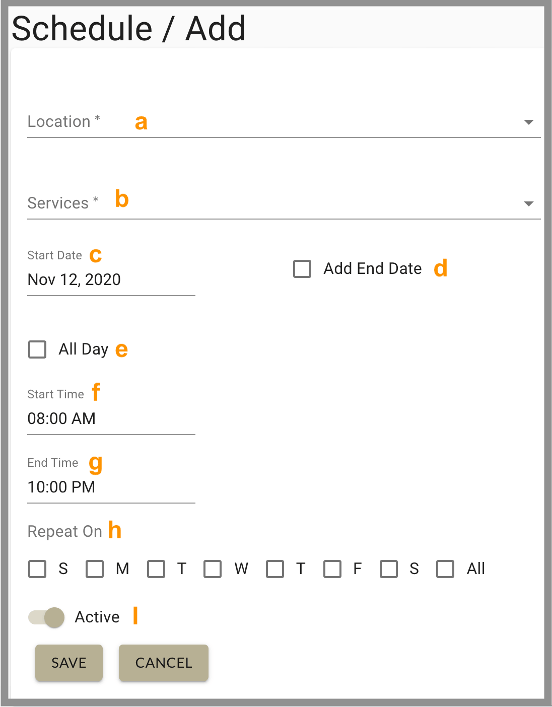 How to create a provider schedule
