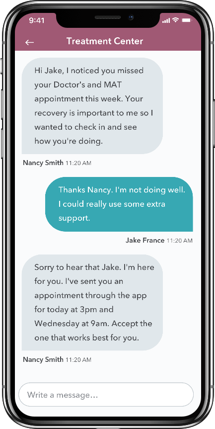 WEconnect app, HIPAA-compliant messaging in your hand