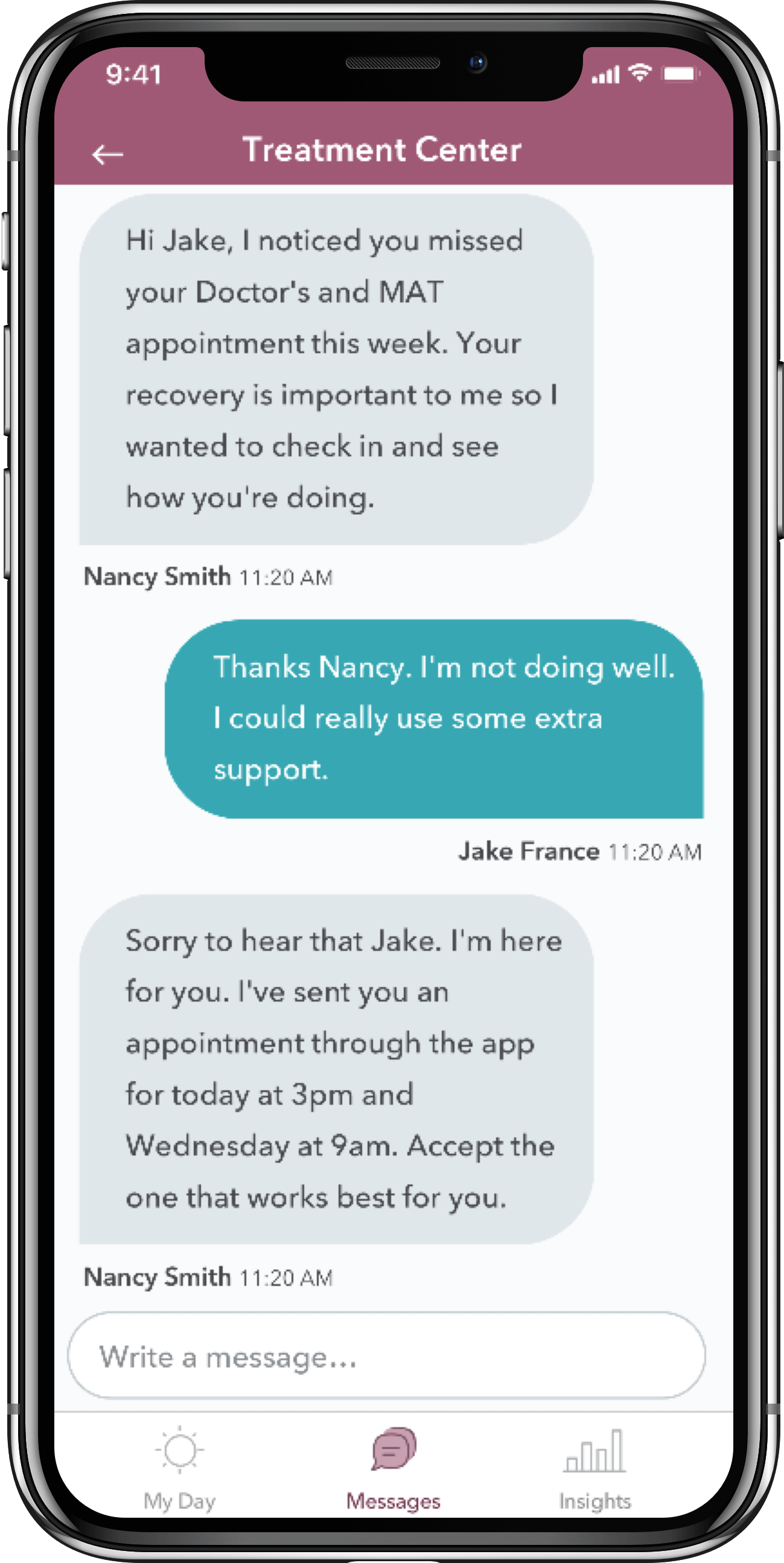 WEconnect app, HIPAA-compliant messaging in your hand