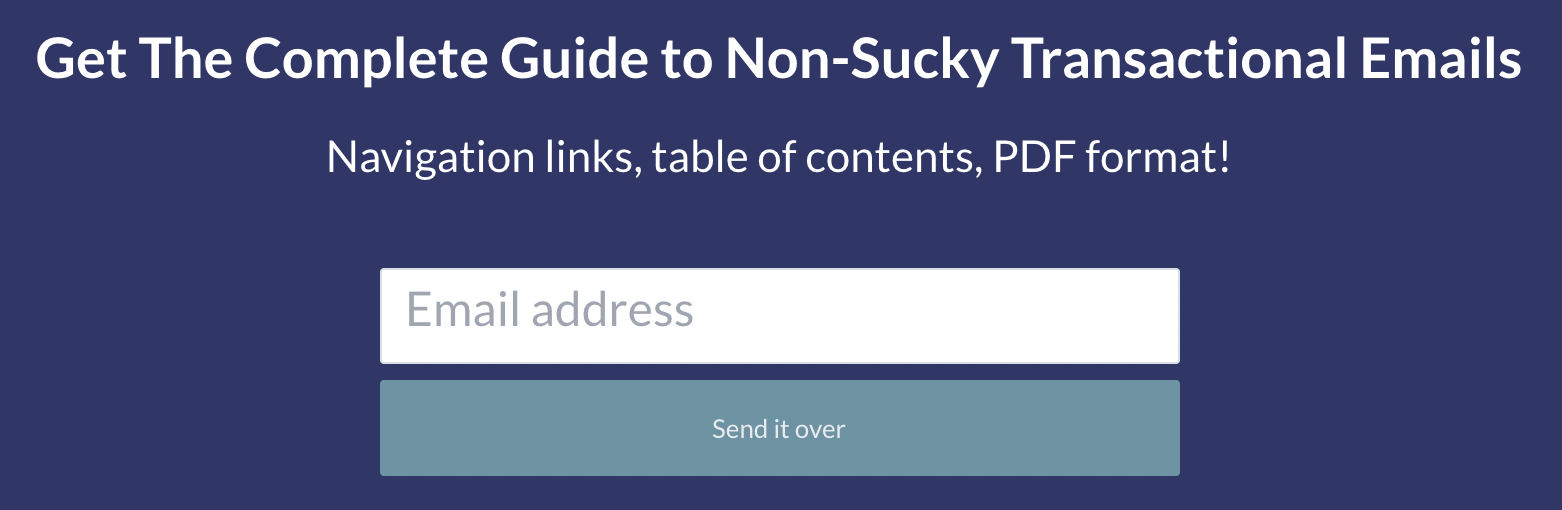 A well designed optin form