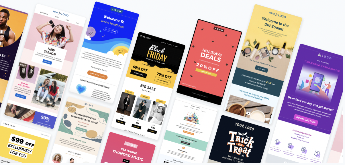 Unlayer email templates