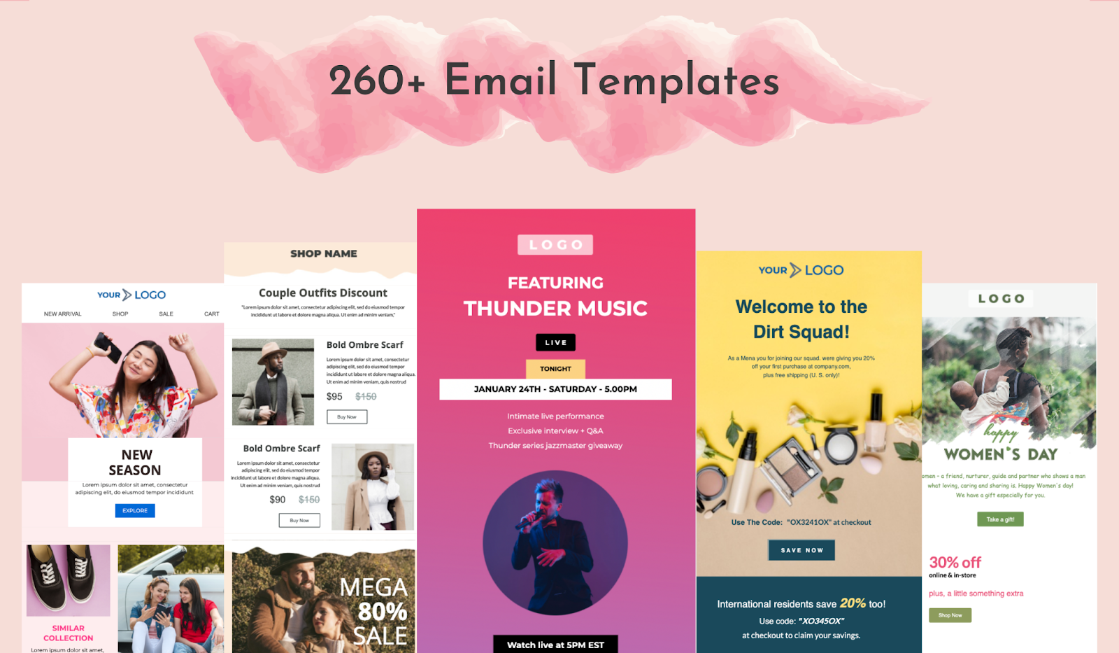 Unlayer email templates library