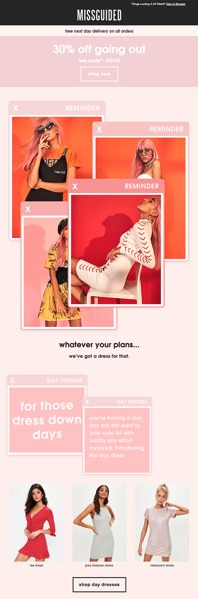 Maximalist email example