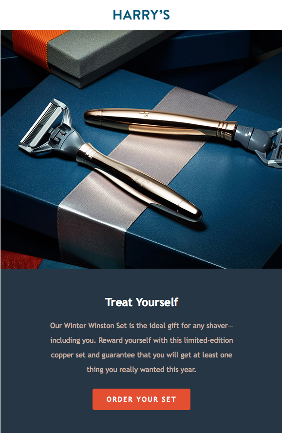 Christmas email example
