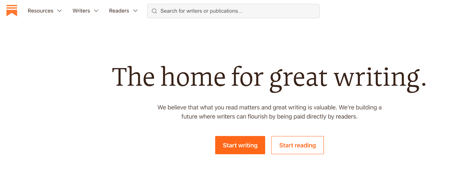 Substack as a recommended newsletter platform
