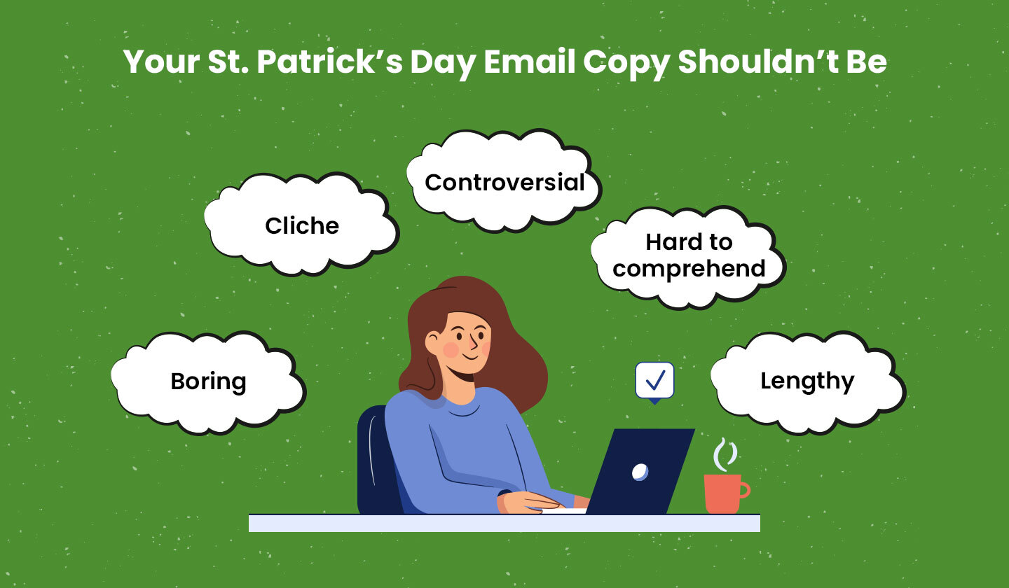 Tips to write St. Patrick’s Day email copy.