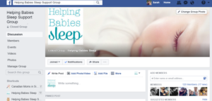 Helping Babies Sleep Support Group