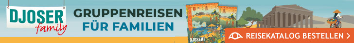 Djoser Familienreisen – Katalog anfordern