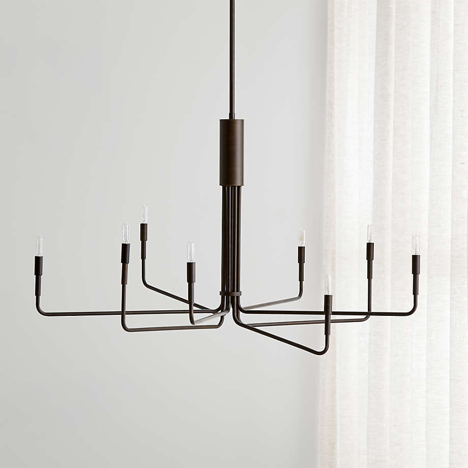 8 arm chandelier from Crate & Barrel