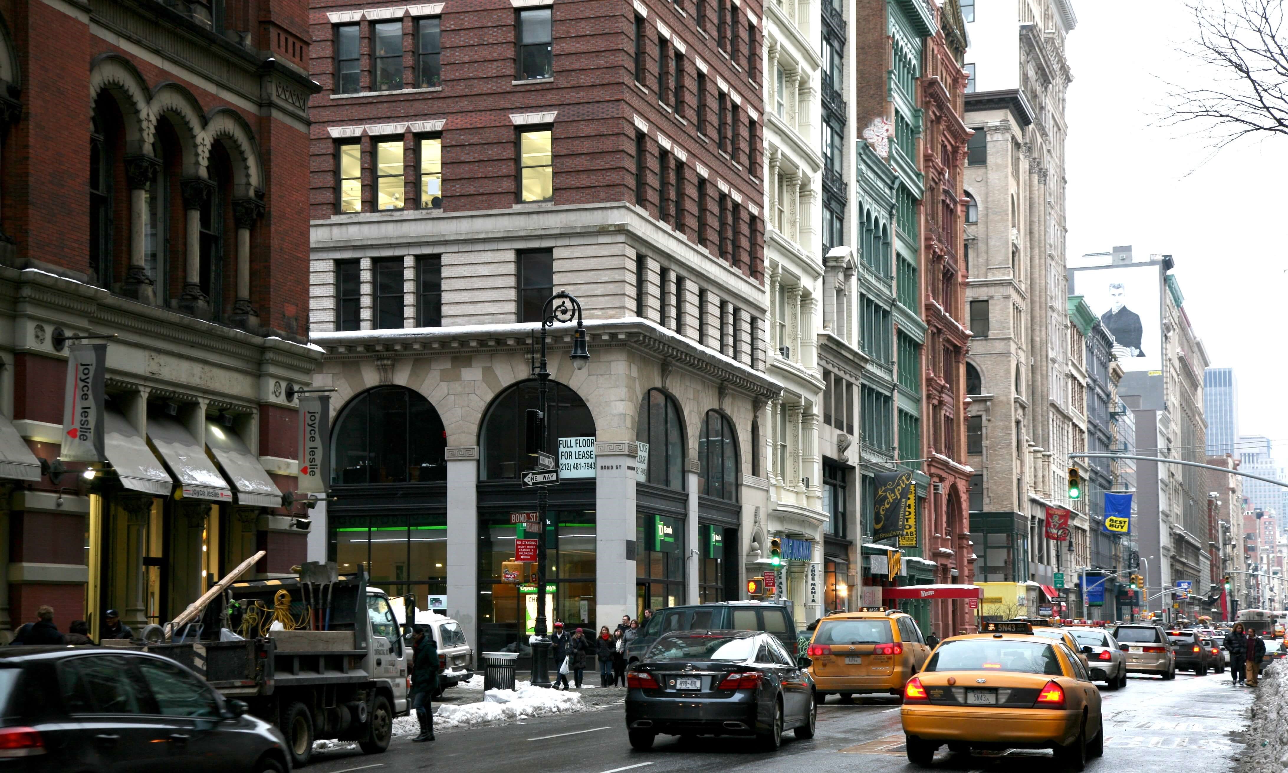 NoHo buildings toward Best Buy