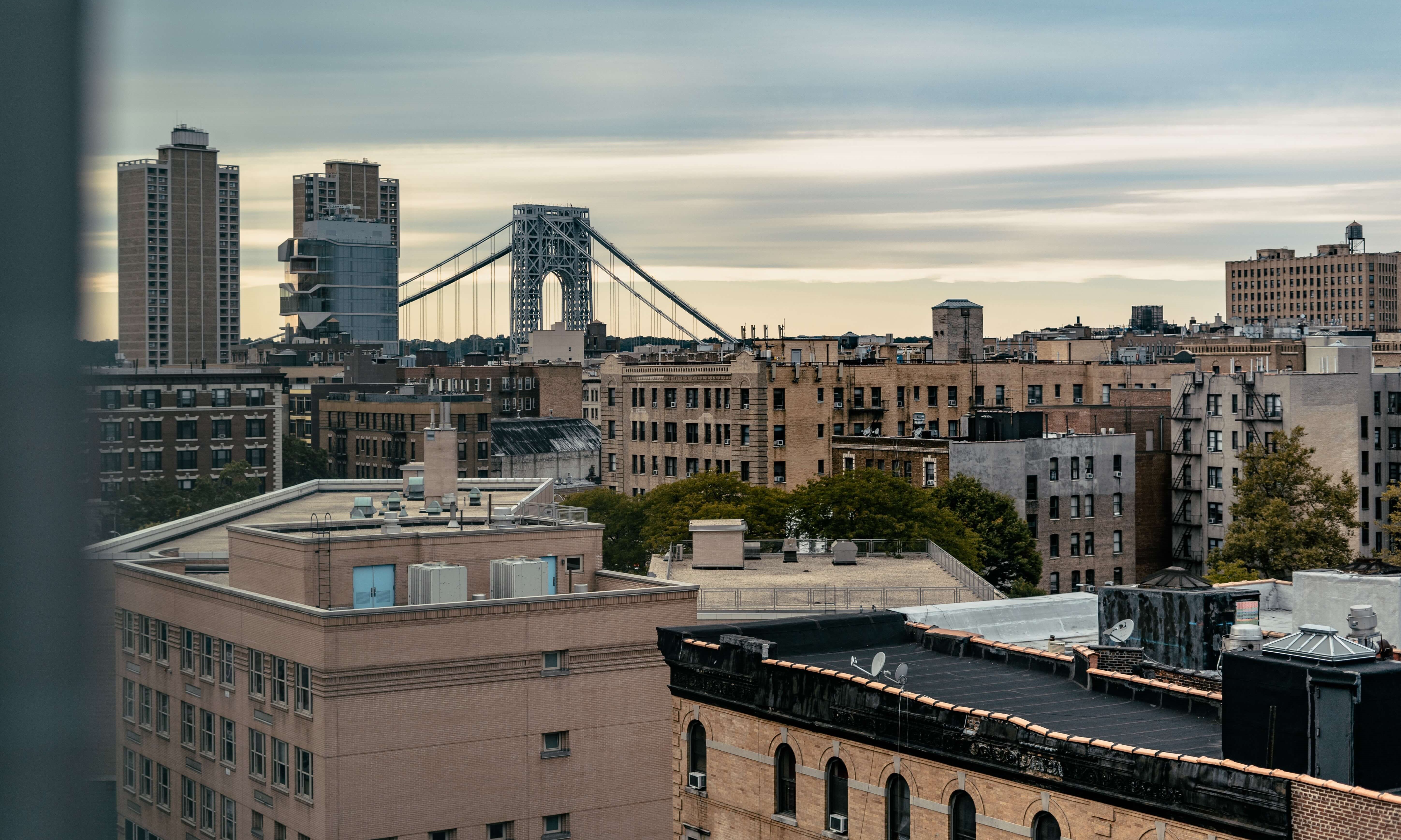 View of the bridge from Washington Heights