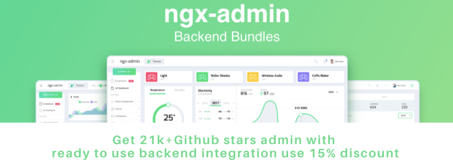 Angular Material PHP Starter Dashboard Template