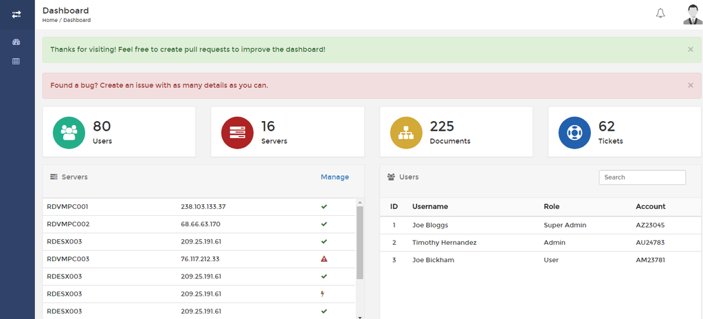 RDash Angular Bootstrap