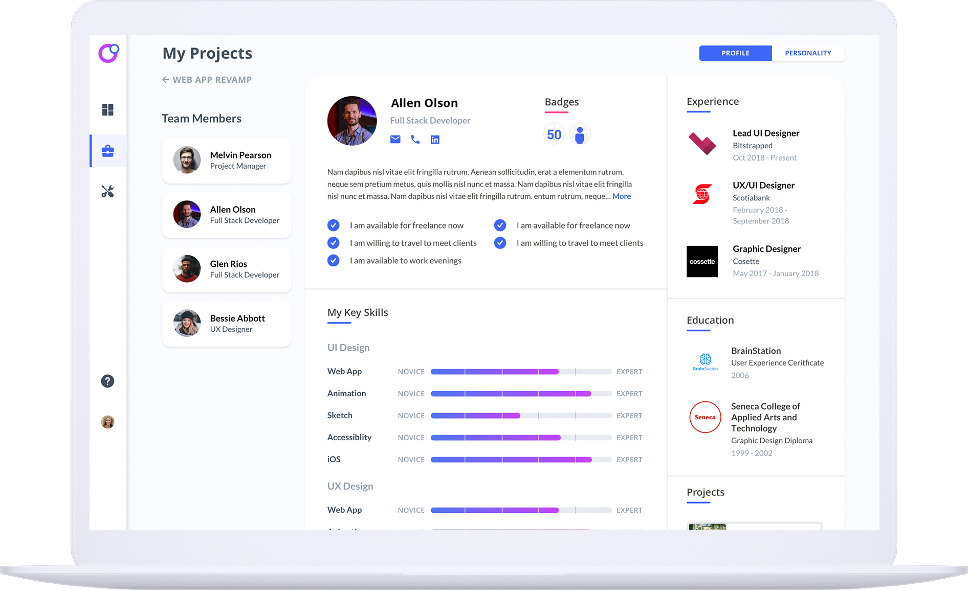 OpenGravity project screen