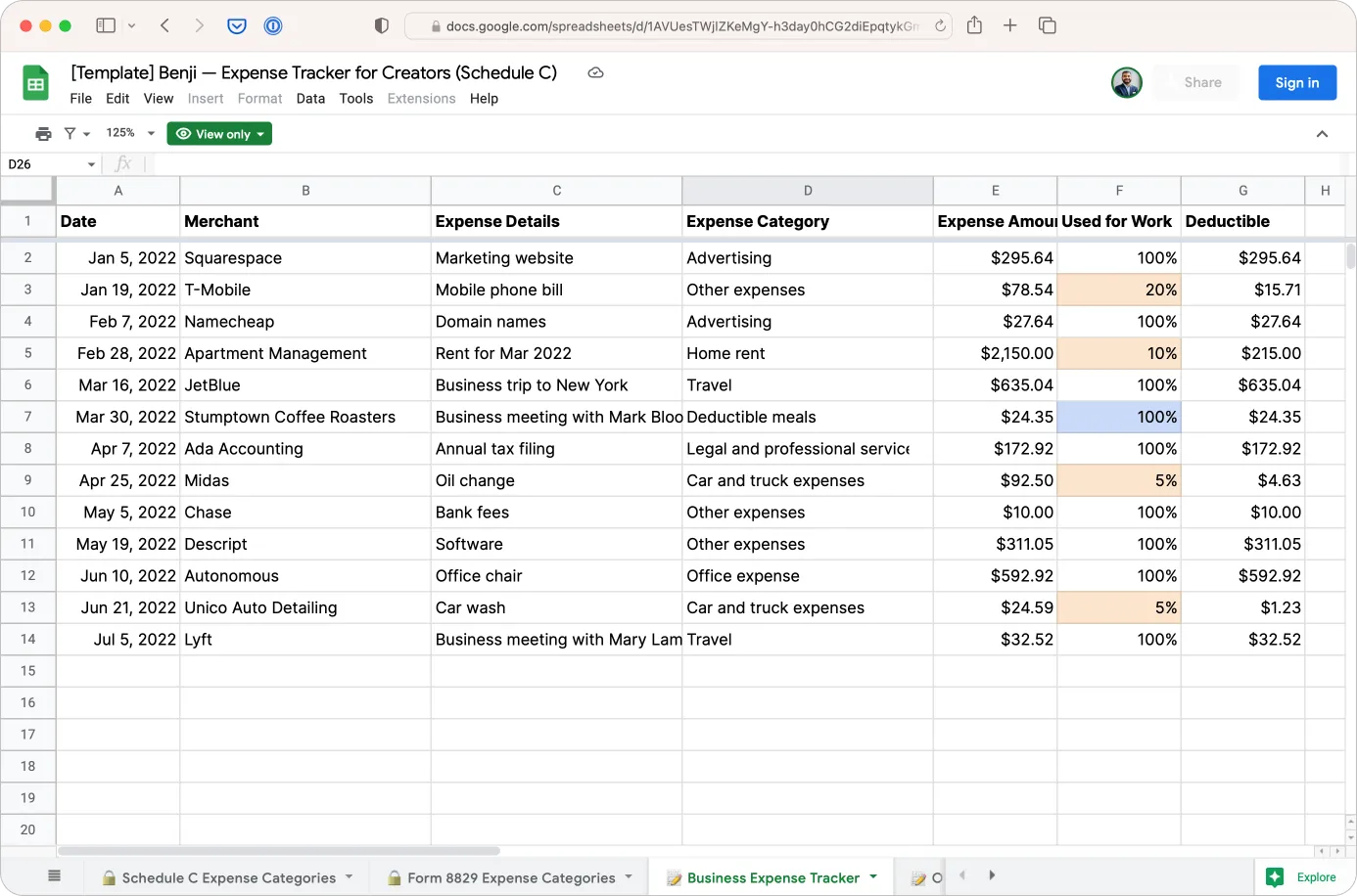 Free Business Expense Tracking Spreadsheet (2023)