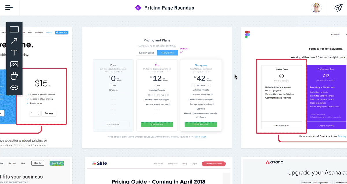 Animation showing how you can create a shareable board link