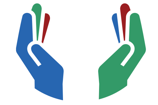 open hands giving clip art