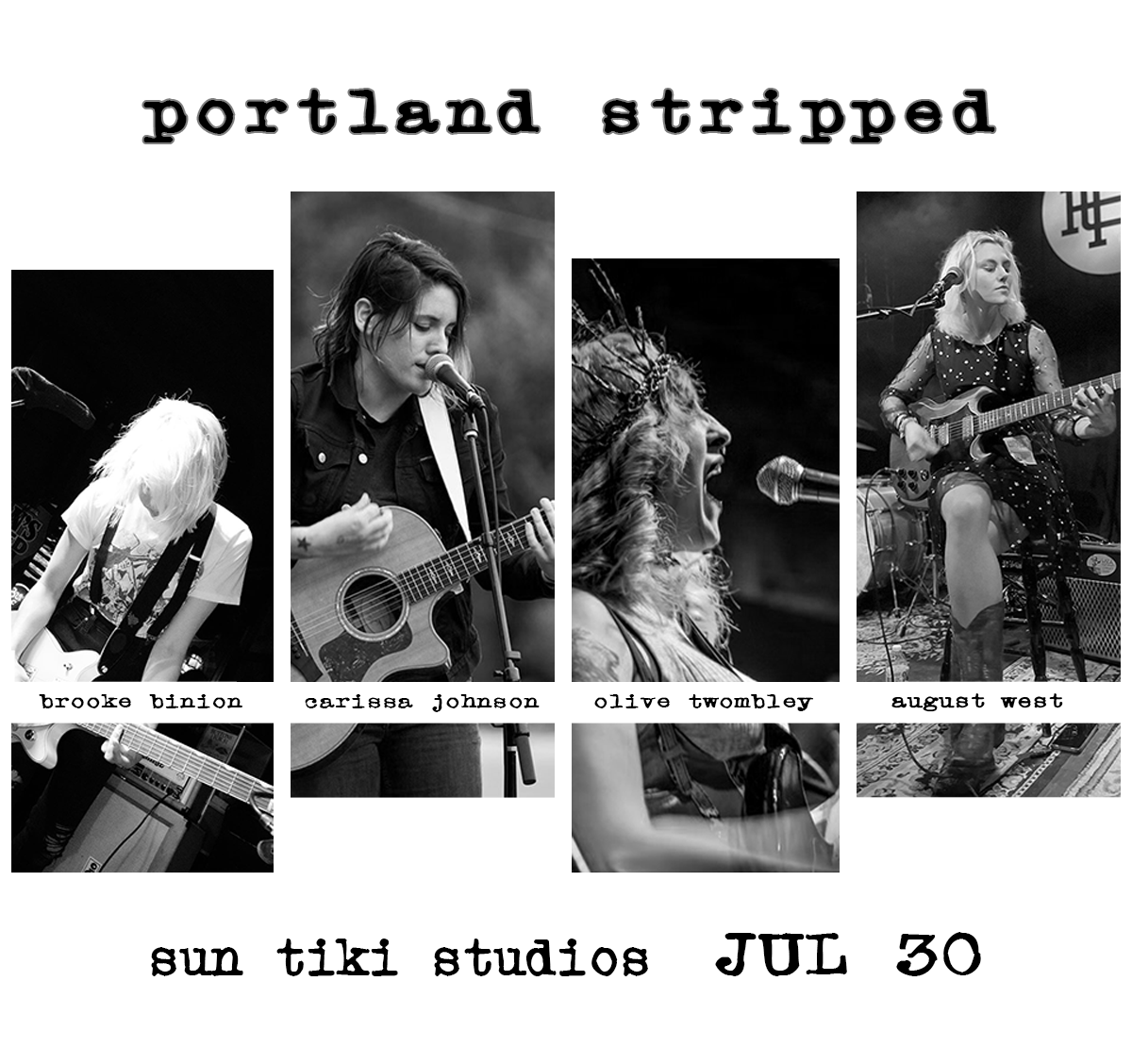 Portland: Stripped featuring Brooke Binion (theWorst) and Friends