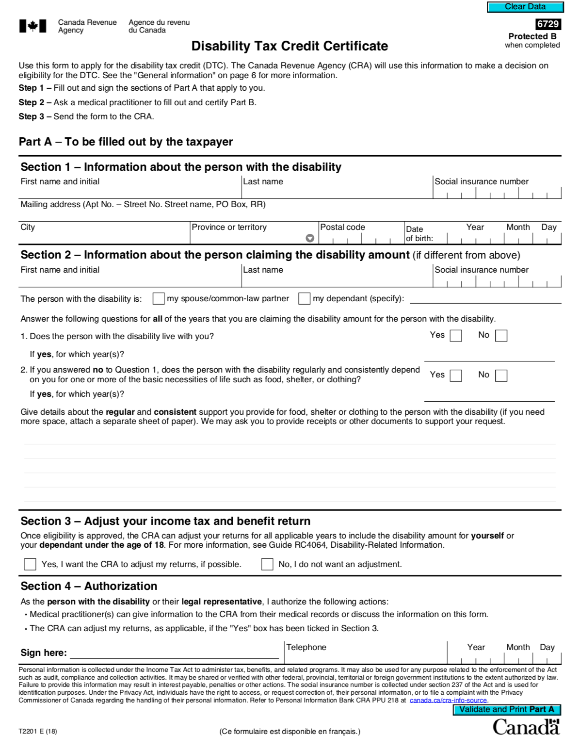 The DTC Application Assistance Program