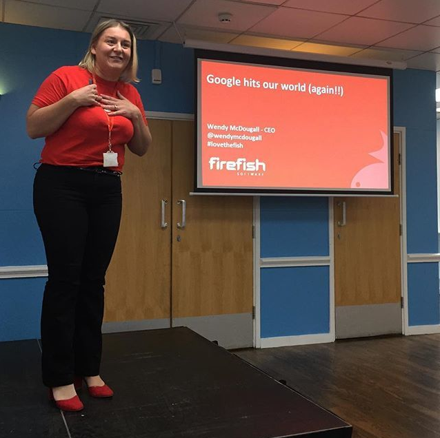 Wendy McDougall at the UK Recruiter Tech Showcase 2018
