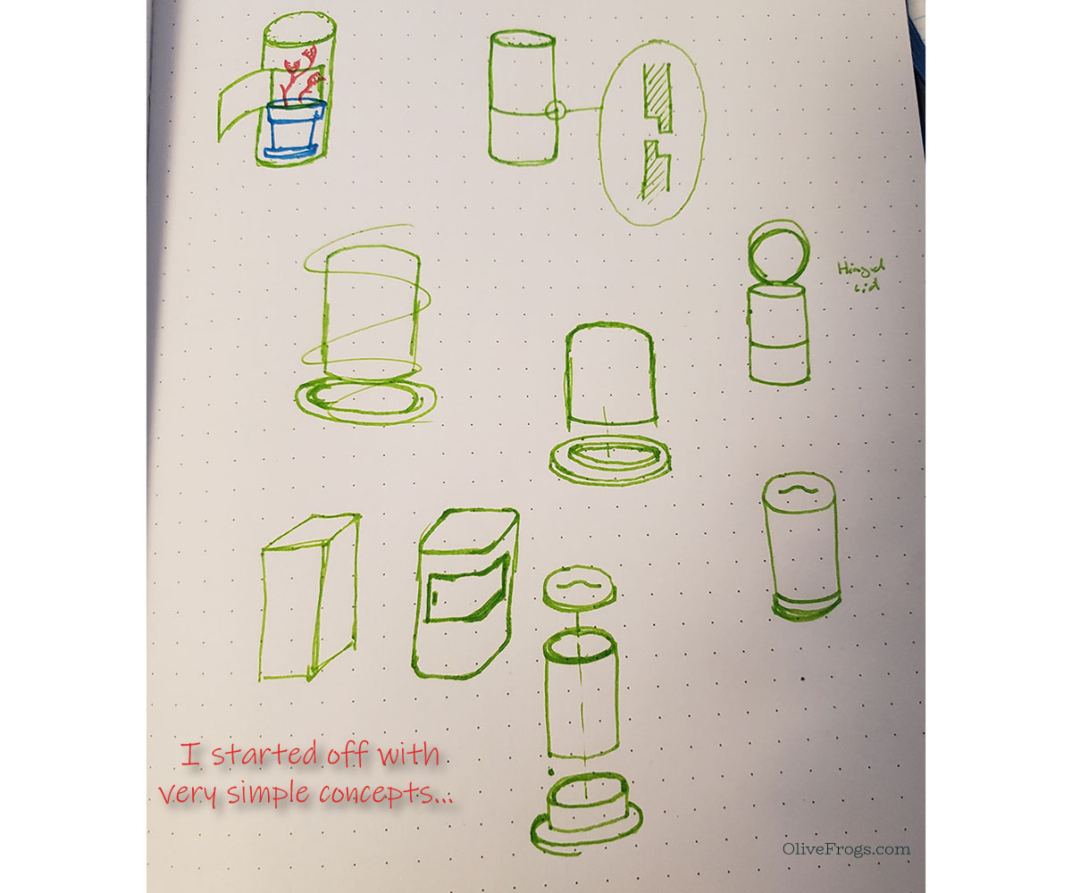 Planter Preliminary Concept Sketches