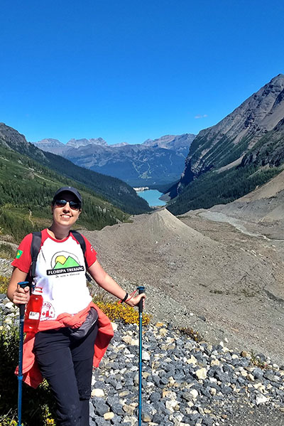 Picture of me hiking in the Canadian Rockies