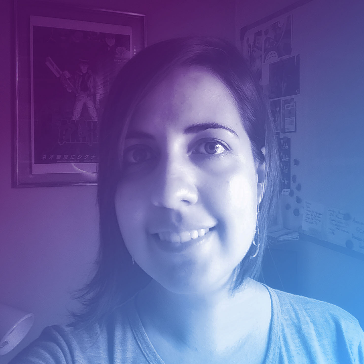 A picture of me smilingari Doria's similing portrait