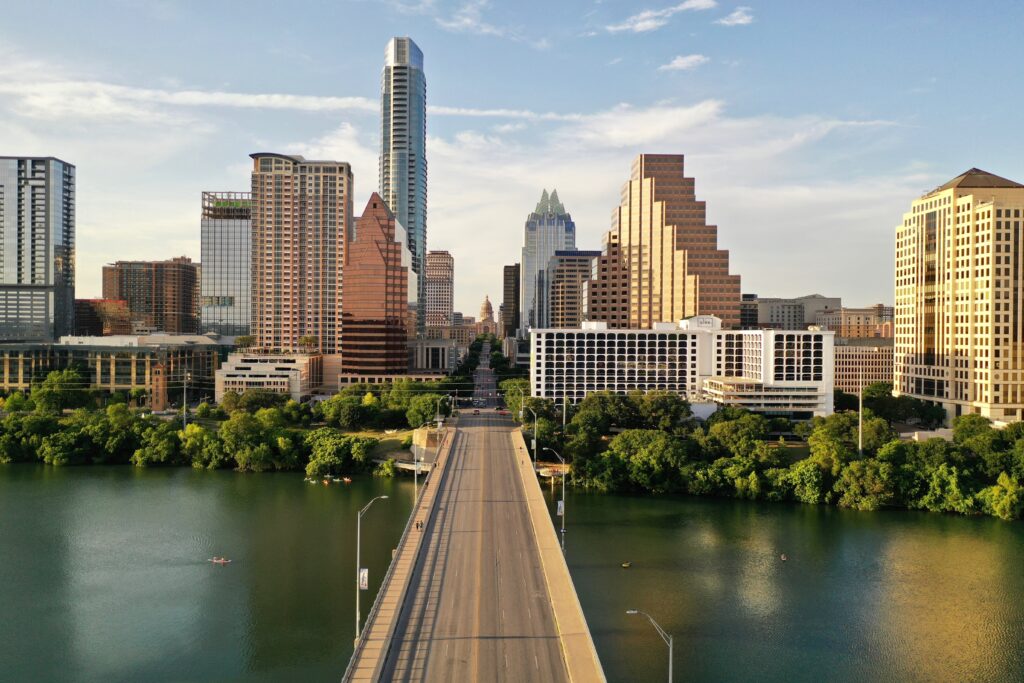 Bridge Leading into Austin Texas