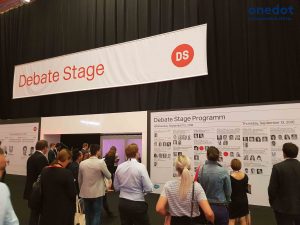 Auf der Debate Stage der DMEXCO 2018