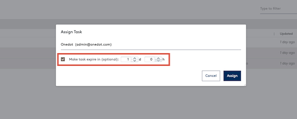 Automatisch verfallende Feedback-Aufgaben