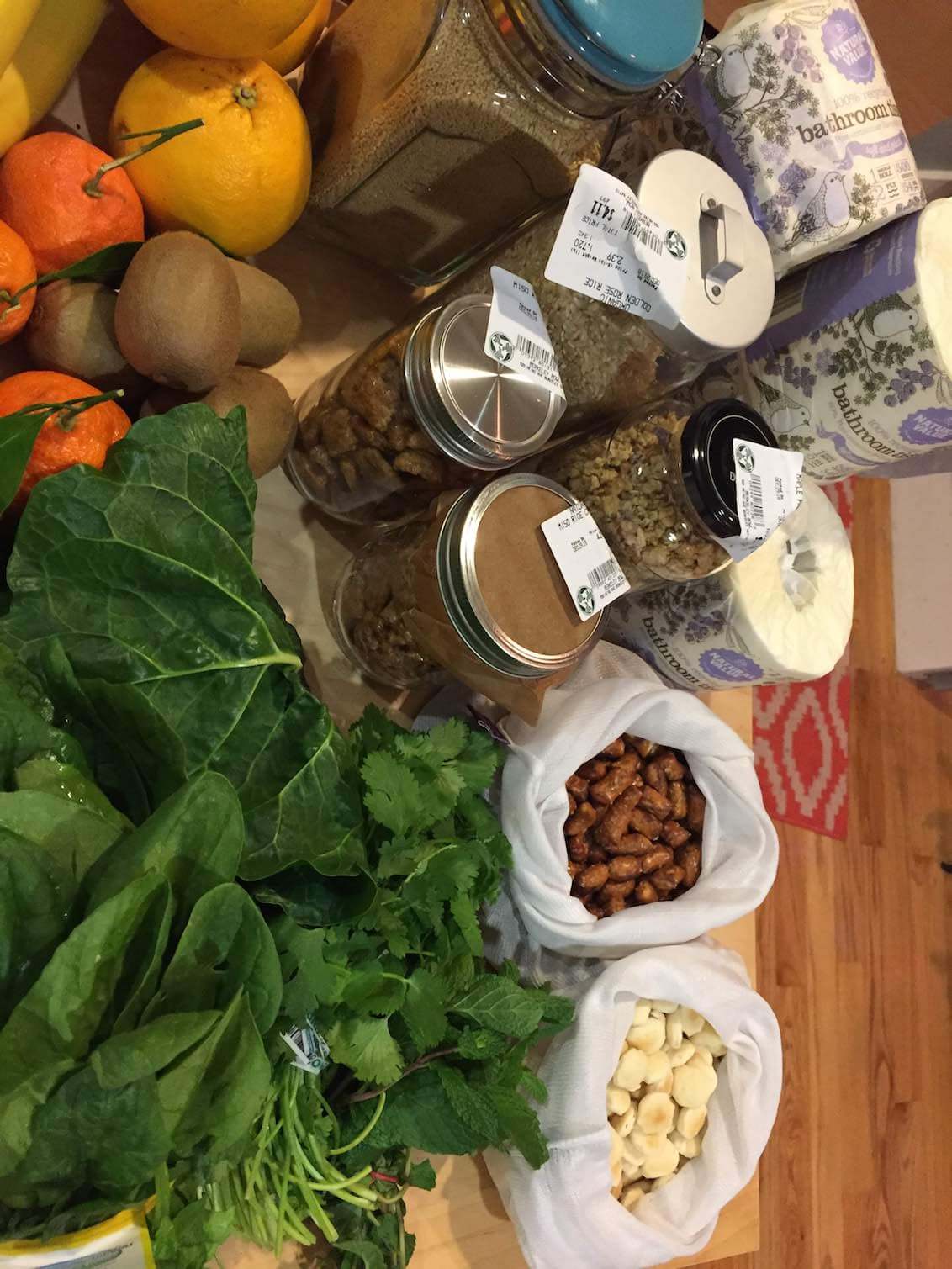 Low waste groceries