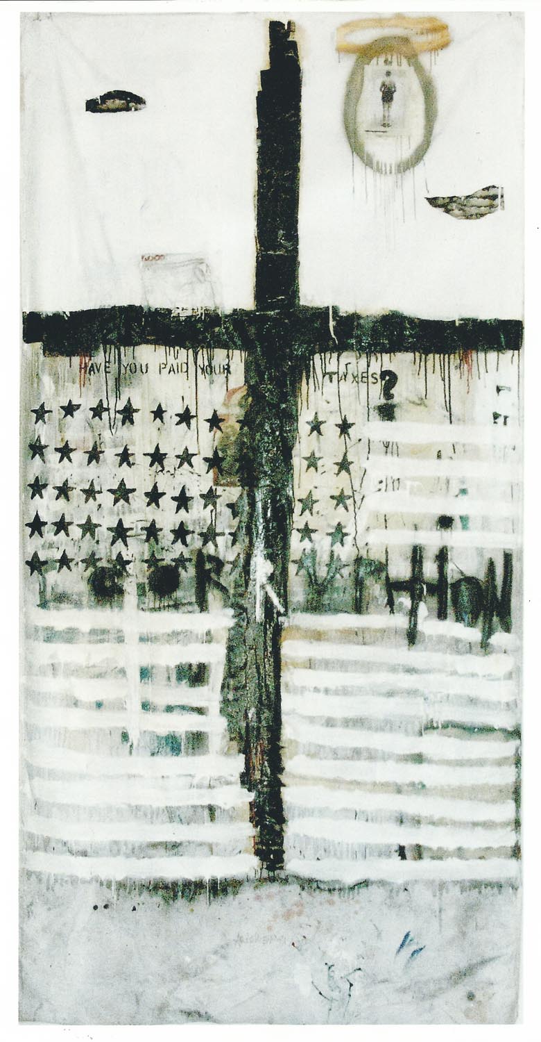 Cross and Flag