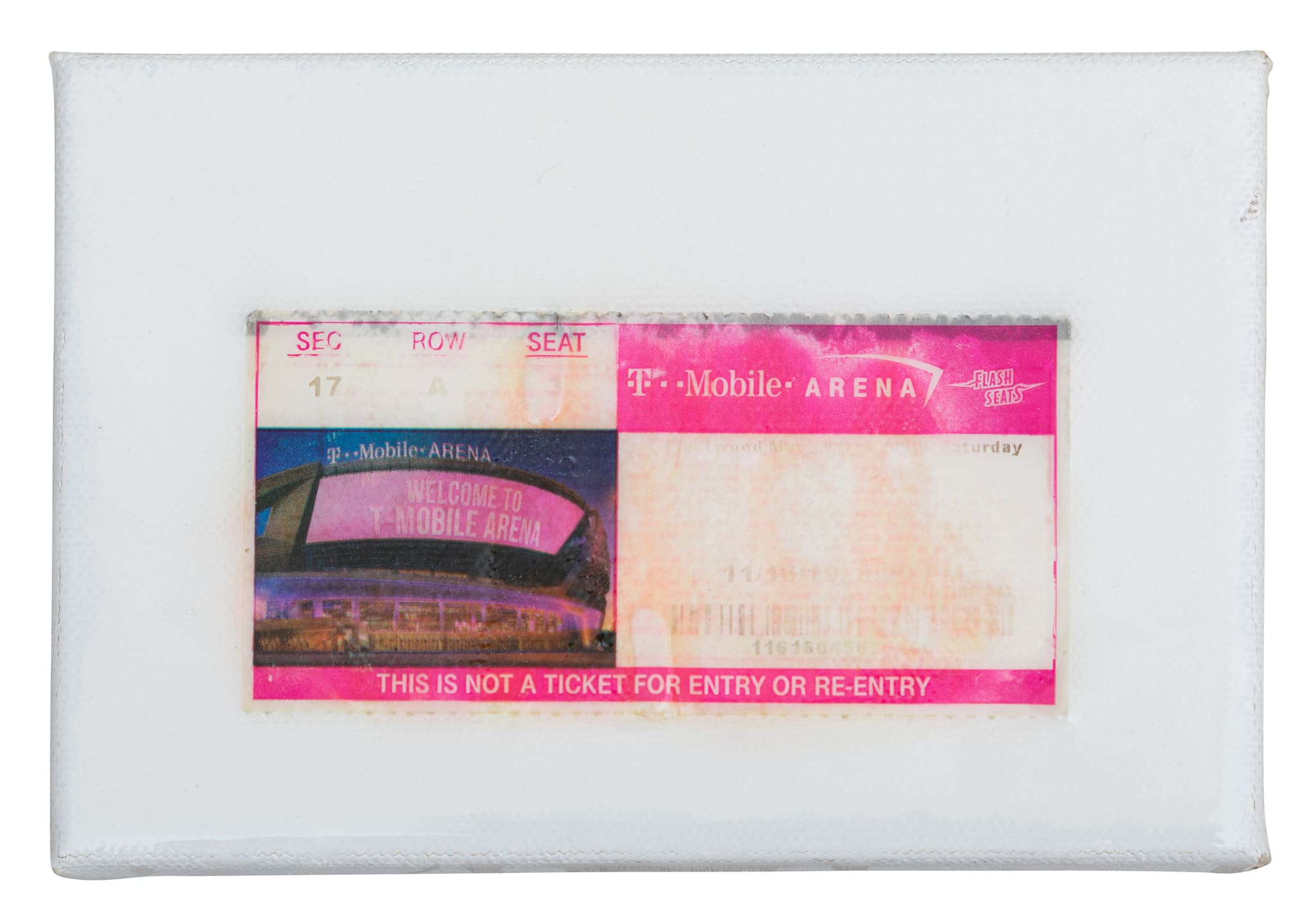 Fleetwood Mac Las Vegas Ghost Ticket