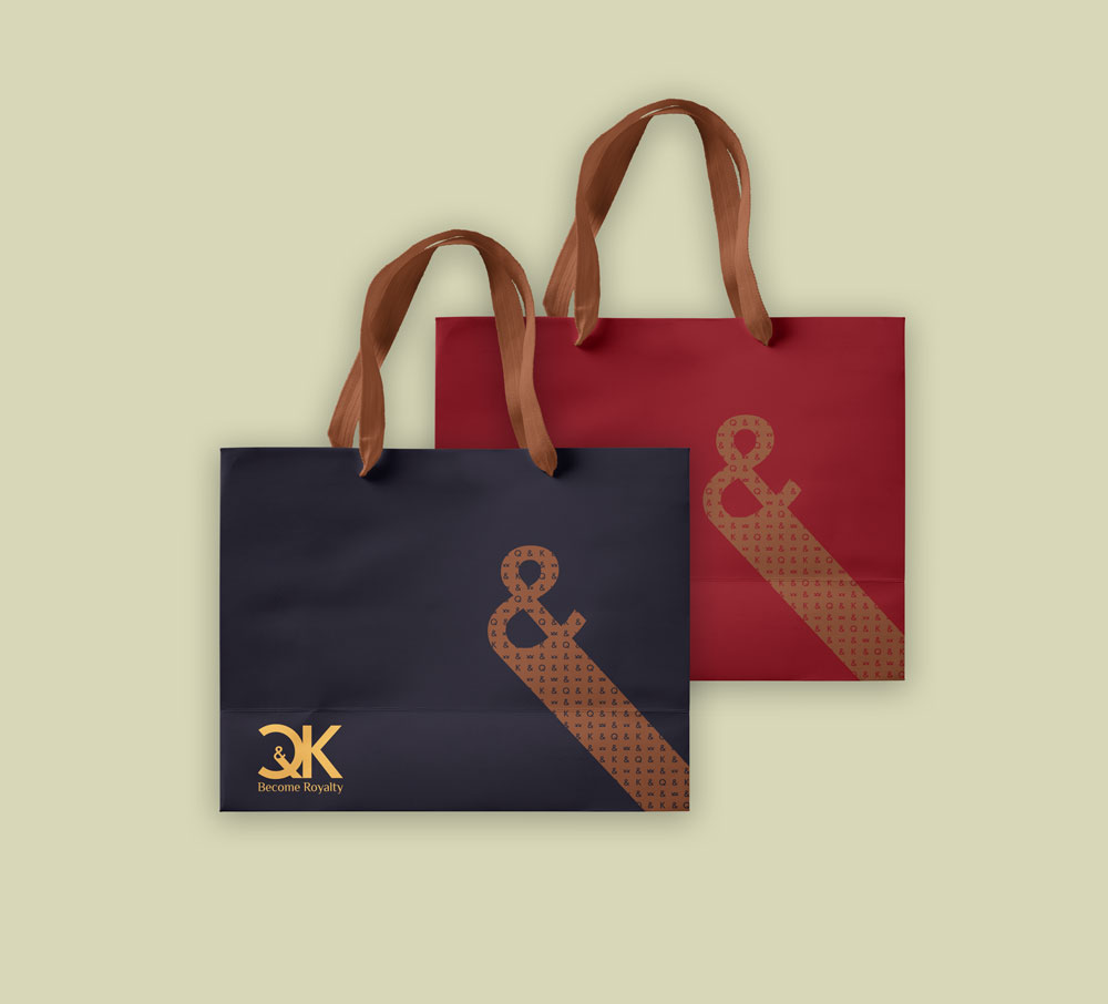 Q&K shopping bags