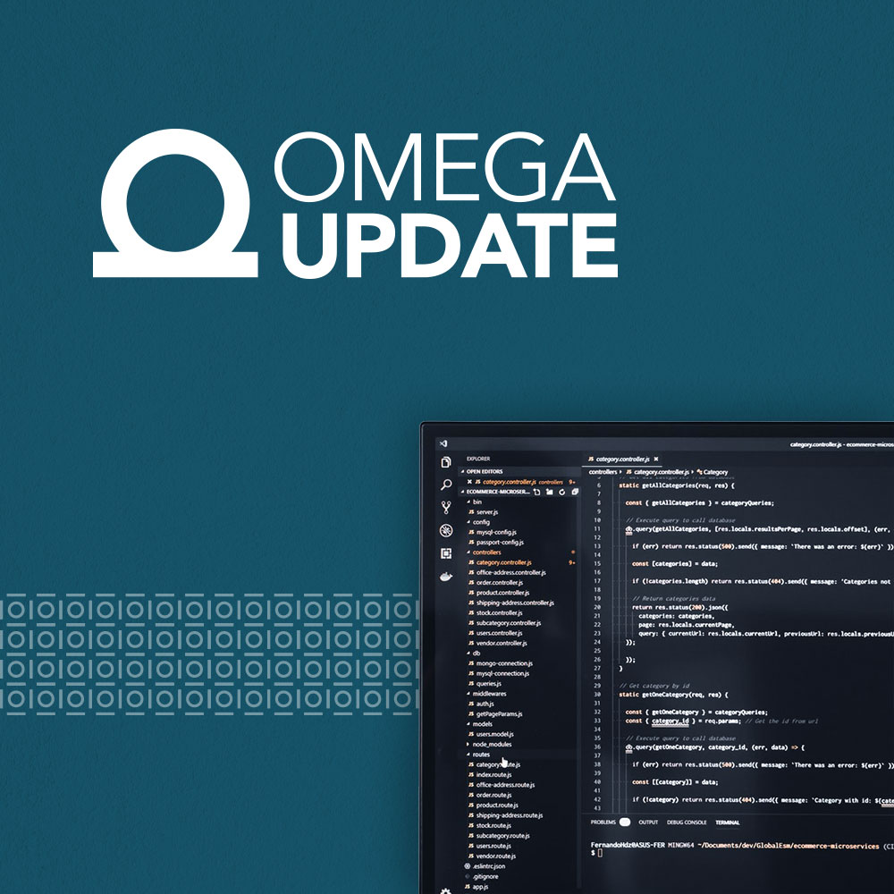 Omega Updates homepage thumbnail