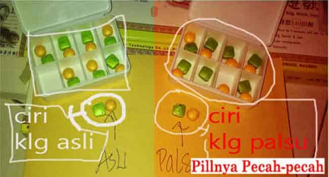 KLG Asli Pills Usa Original - Ciri Ciri Obat KLG Asli Dan Palsu