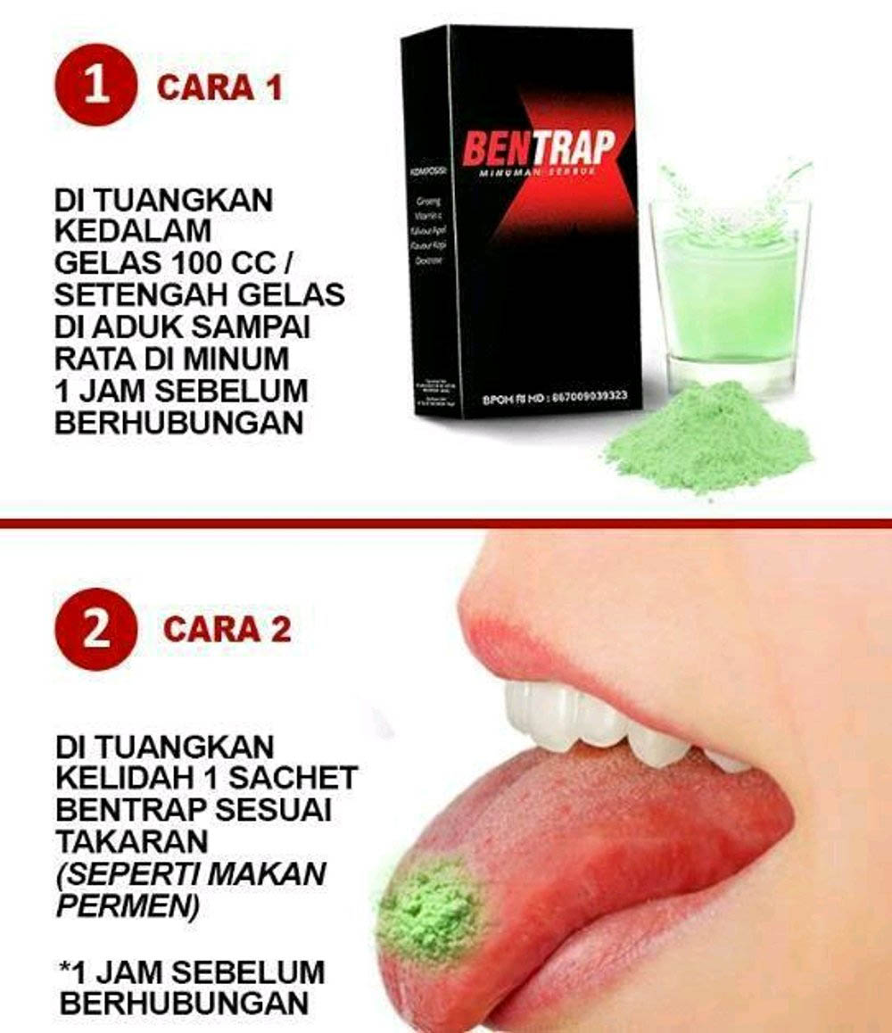 CARA PAKAI MINUM BENTRAP