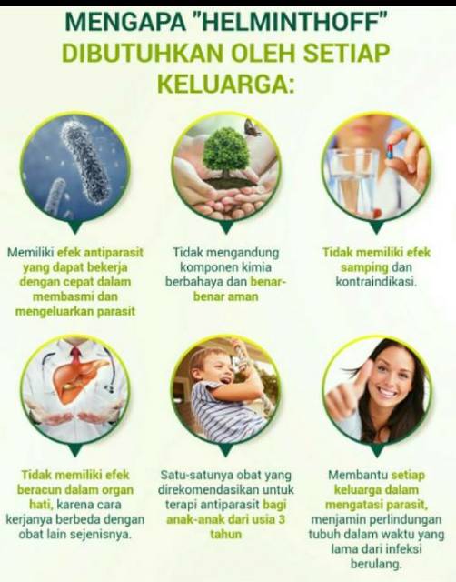 Helminthoff Asli Original Obat Penghilang Parasit - Kenali Ciri Ciri Obat Helminthoff Asli Dan Palsu 2020