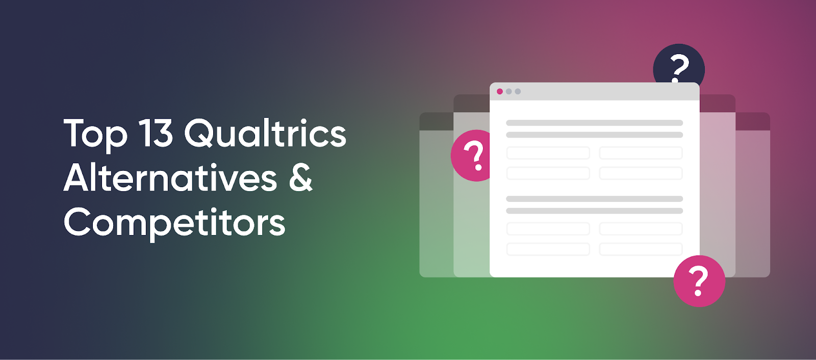 Qualtrics Alternatives & Competitors